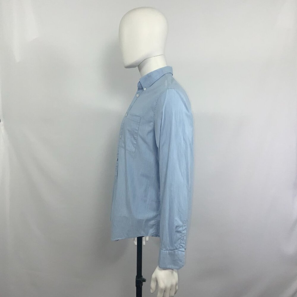 Calvin Klein Men Shirt Long Sleeve Blue Size L  [MT32] - Picture 6 of 11